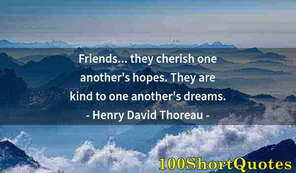 Quote by Albert Einstein: Friends... they cherish one another's hopes. They are kind to one another's dreams.