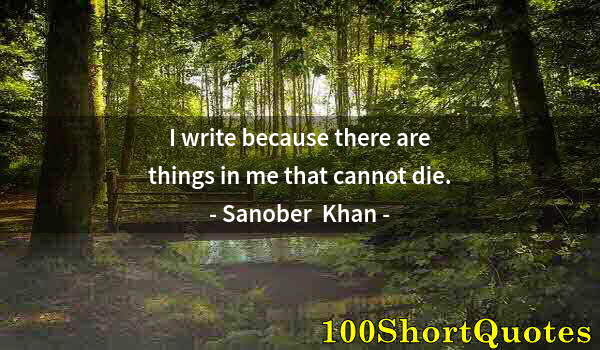 Quote by Albert Einstein: I write because there are things in me that cannot die.