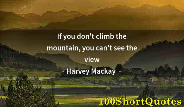 Quote by Albert Einstein: If you don't climb the mountain, you can't see the view