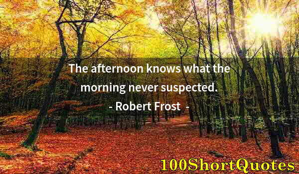 Quote by Albert Einstein: The afternoon knows what the morning never suspected.