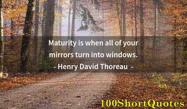 Quote by Albert Einstein: Maturity is when all of your mirrors turn into windows.