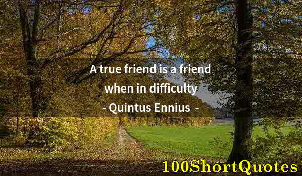 Quote by Albert Einstein: A true friend is a friend when in difficulty