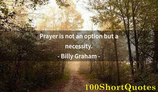 Quote by Albert Einstein: Prayer is not an option but a necessity.