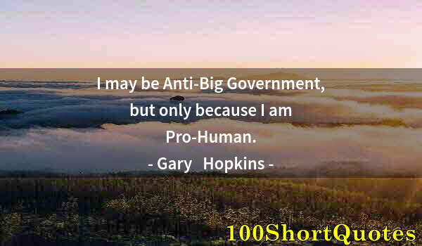 Quote by Albert Einstein: I may be Anti-Big Government, but only because I am Pro-Human.