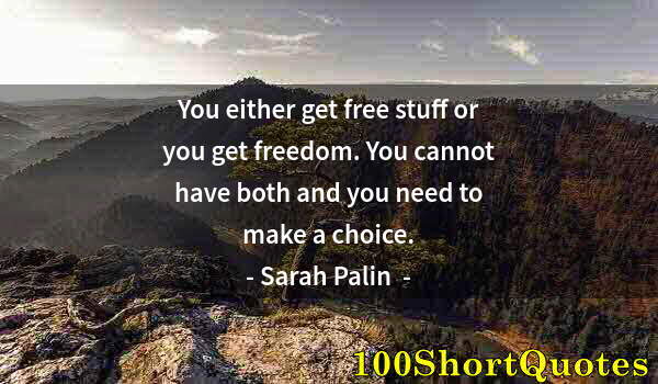 Quote by Albert Einstein: You either get free stuff or you get freedom. You cannot have both and you need to make a choice.