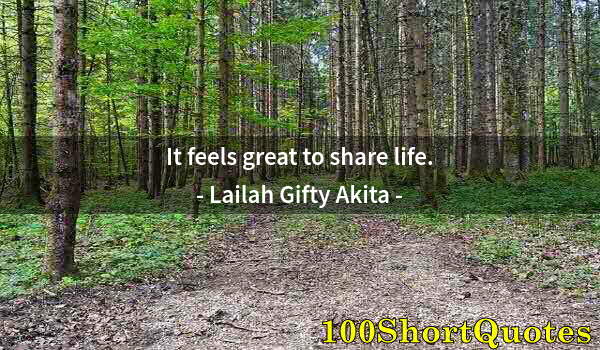 Quote by Albert Einstein: It feels great to share life.