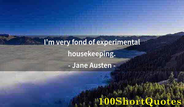 Quote by Albert Einstein: I'm very fond of experimental housekeeping.