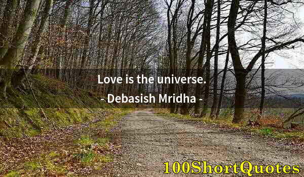 Quote by Albert Einstein: Love is the universe.