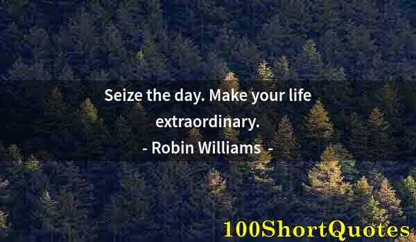 Quote by Albert Einstein: Seize the day. Make your life extraordinary.