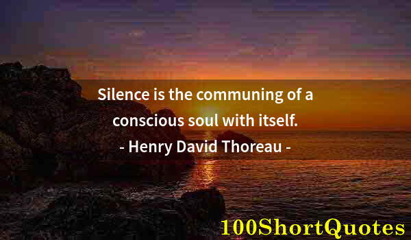 Quote by Albert Einstein: Silence is the communing of a conscious soul with itself.