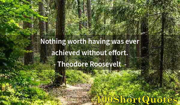 Quote by Albert Einstein: Nothing worth having was ever achieved without effort.