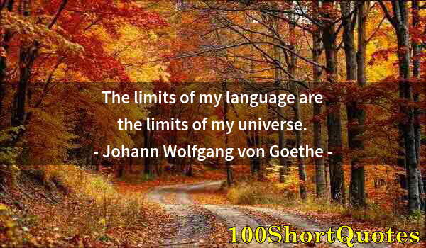 Quote by Albert Einstein: The limits of my language are the limits of my universe.