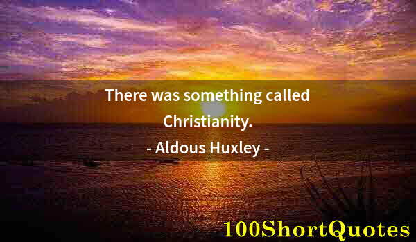 Quote by Albert Einstein: There was something called Christianity.