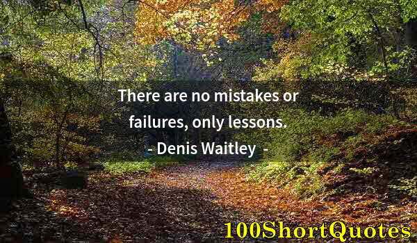 Quote by Albert Einstein: There are no mistakes or failures, only lessons.