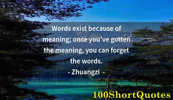 Quote by Albert Einstein: Words exist because of meaning; once you’ve gotten the meaning, you can forget the words.