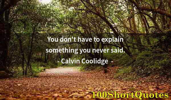 Quote by Albert Einstein: You don't have to explain something you never said.