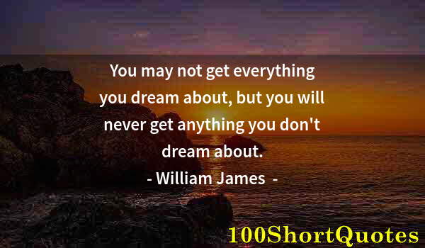 Quote by Albert Einstein: You may not get everything you dream about, but you will never get anything you don't dream about.