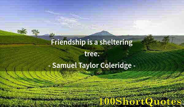 Quote by Albert Einstein: Friendship is a sheltering tree.