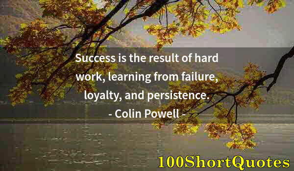 Quote by Albert Einstein: Success is the result of hard work, learning from failure, loyalty, and persistence.