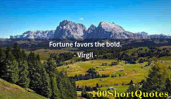 Quote by Albert Einstein: Fortune favors the bold.