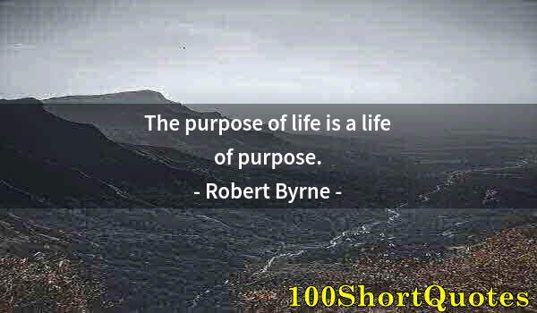 Quote by Albert Einstein: The purpose of life is a life of purpose.