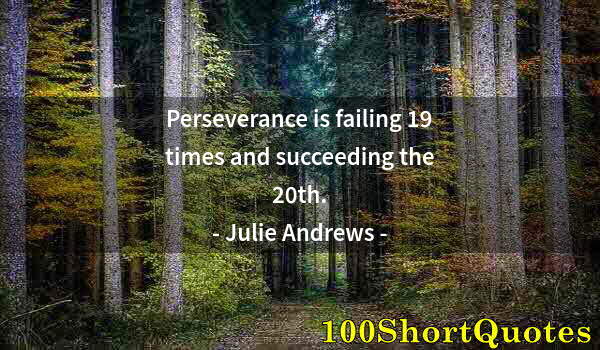 Quote by Albert Einstein: Perseverance is failing 19 times and succeeding the 20th.