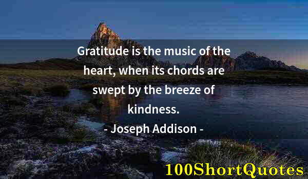 Quote by Albert Einstein: Gratitude is the music of the heart, when its chords are swept by the breeze of kindness.