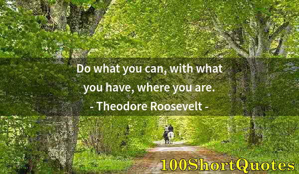 Quote by Albert Einstein: Do what you can, with what you have, where you are.