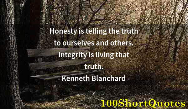 Quote by Albert Einstein: Honesty is telling the truth to ourselves and others. Integrity is living that truth.