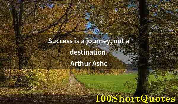 Quote by Albert Einstein: Success is a journey, not a destination.