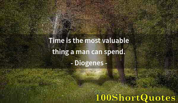 Quote by Albert Einstein: Time is the most valuable thing a man can spend.