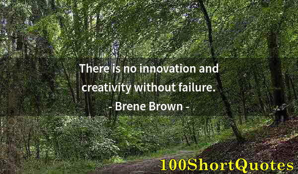 Quote by Albert Einstein: There is no innovation and creativity without failure.