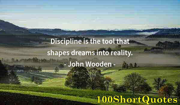 Quote by Albert Einstein: Discipline is the tool that shapes dreams into reality.