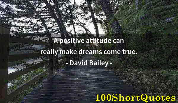 Quote by Albert Einstein: A positive attitude can really make dreams come true.