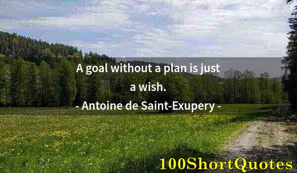 Quote by Albert Einstein: A goal without a plan is just a wish.