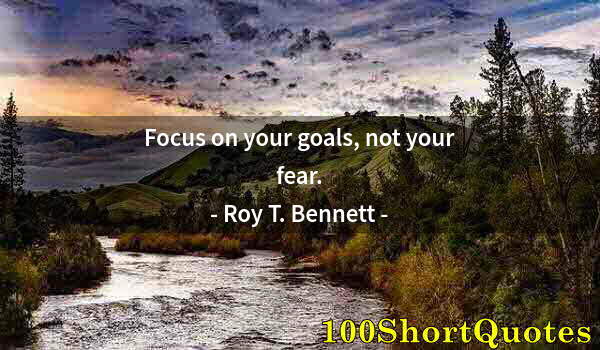 Quote by Albert Einstein: Focus on your goals, not your fear.