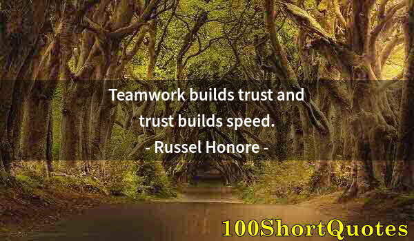 Quote by Albert Einstein: Teamwork builds trust and trust builds speed.