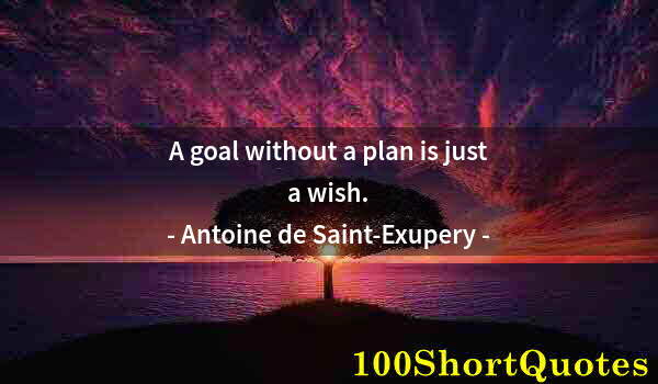 Quote by Albert Einstein: A goal without a plan is just a wish.