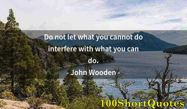 Quote by Albert Einstein: Do not let what you cannot do interfere with what you can do.