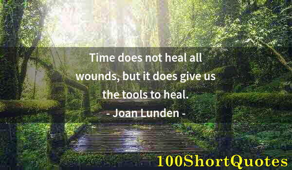 Quote by Albert Einstein: Time does not heal all wounds, but it does give us the tools to heal.